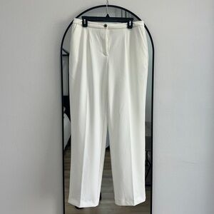 Anne Klein white trouser pants. Only worn once. Very comfortable material.